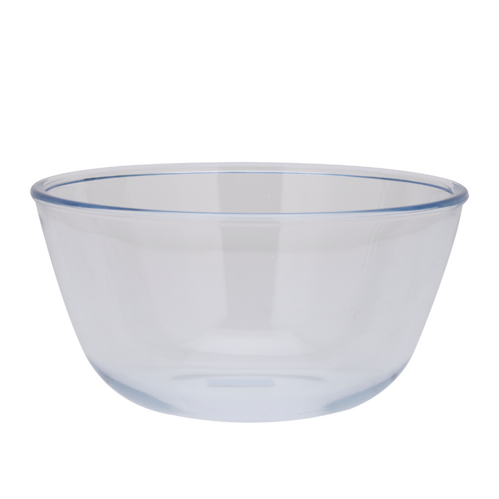 Glass Mixing Bowl - Deep, Thick Bowl 