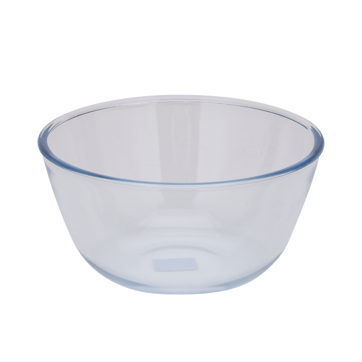 Glass Mixing Bowl - Deep, Thick Bowl 