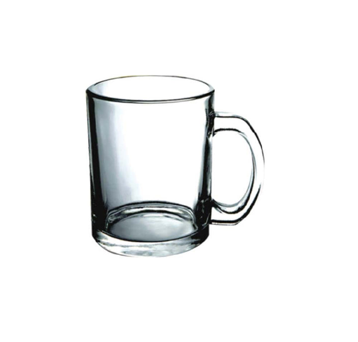 Glass Mug Set - Clear Glass Mugs 3Pieces