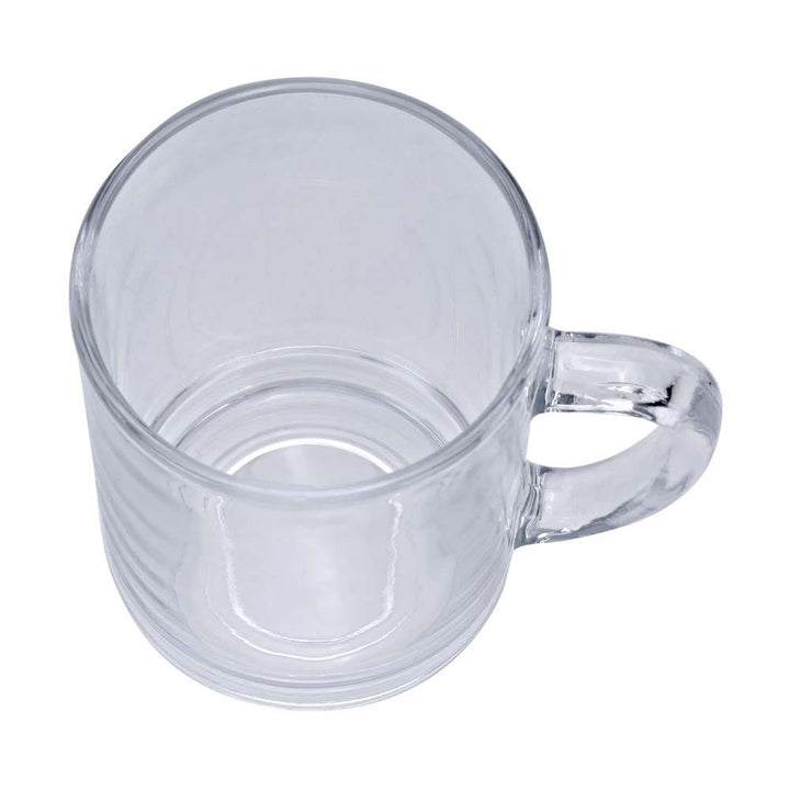 Glass Mug Set - Clear Glass Mugs 3Pieces