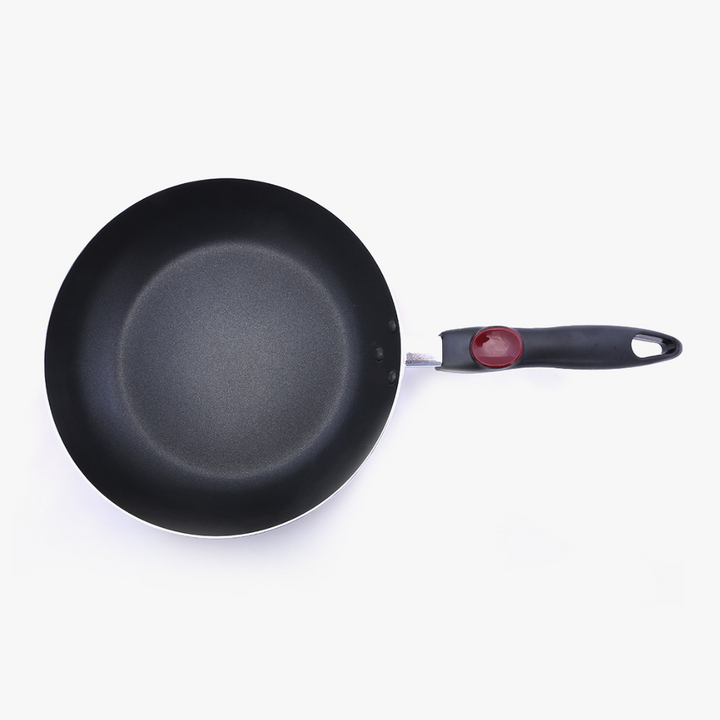 Highly Durable Safe Non-Stick 22Cm Fry pan with Induction Base & Cool Touch Bakelite Handle - Healthy Cooking Made Easy