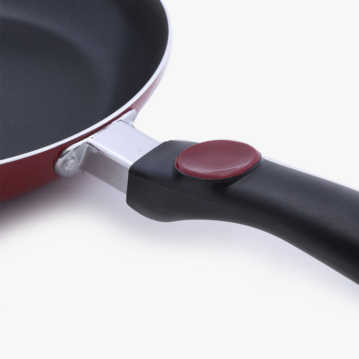 Highly Durable Safe Non-Stick 22Cm Fry pan with Induction Base & Cool Touch Bakelite Handle - Healthy Cooking Made Easy