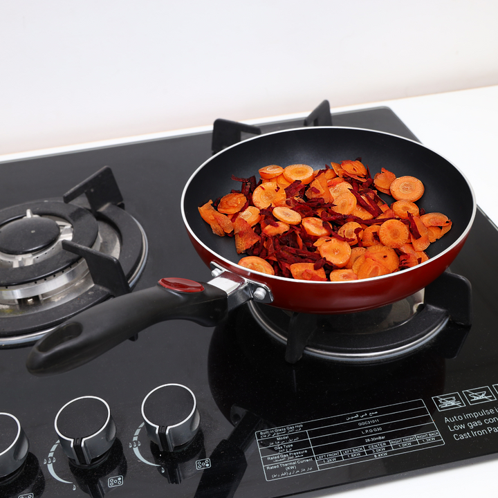 Highly Durable Safe Non-Stick 22Cm Fry pan with Induction Base & Cool Touch Bakelite Handle - Healthy Cooking Made Easy