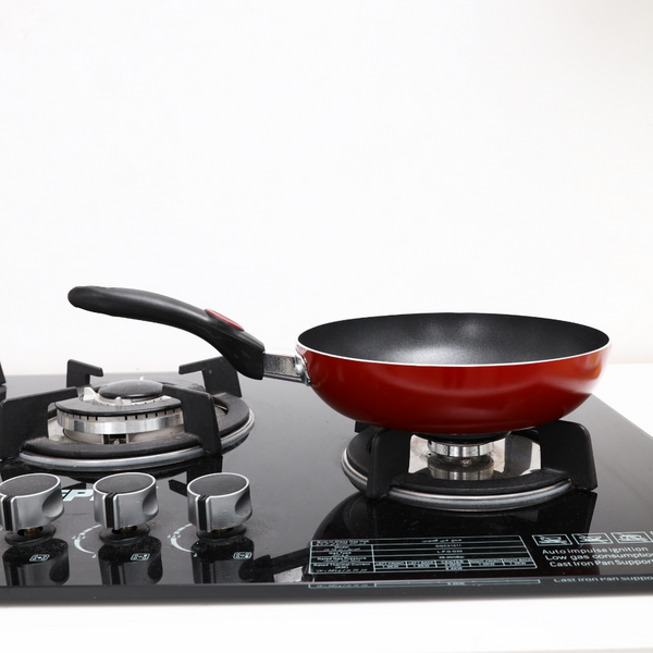 Highly Durable Safe Non-Stick 22Cm Fry pan with Induction Base & Cool Touch Bakelite Handle - Healthy Cooking Made Easy