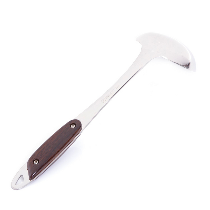 Highly Durable Stainless Steel Ladle with Wooden Handle