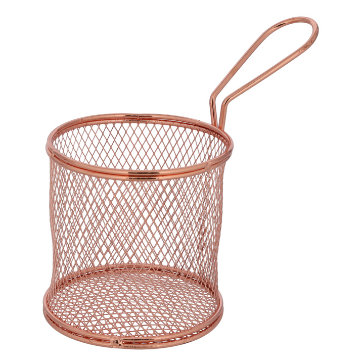 Iron Fried Basket, Strong and Long Handle 15.5X8X8.5CM