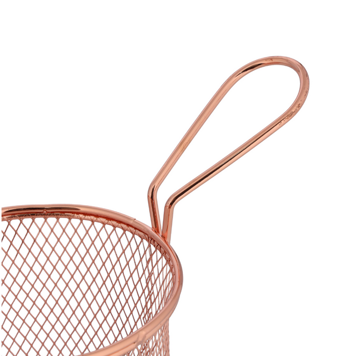 Iron Fried Basket, Strong and Long Handle 15.5X8X8.5CM