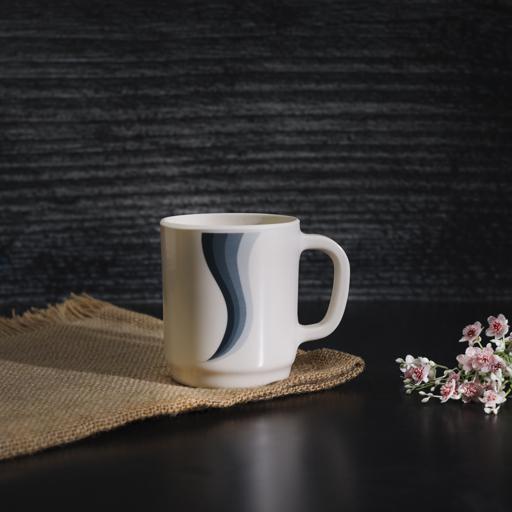 Melamine Super Rays Handle Cup - Large Coffee & Tea Mug