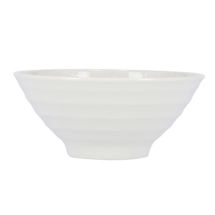 Melamine Ware Bowl - White Pearl 23cm