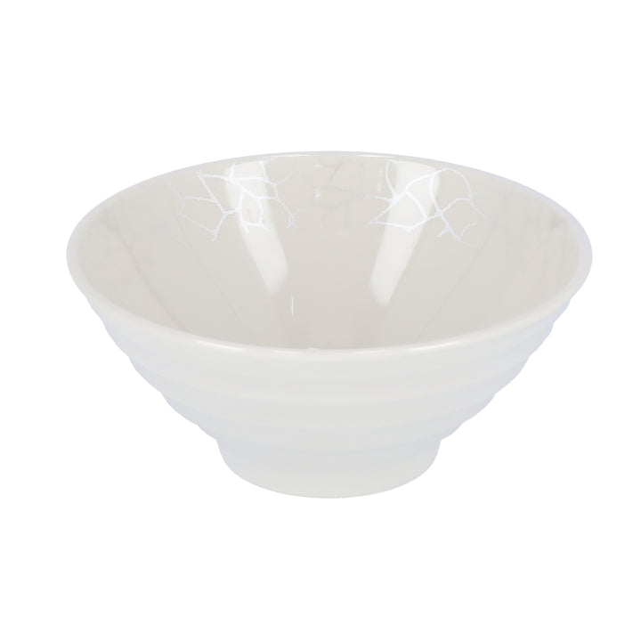 Melamine Ware Bowl - White Pearl 23cm