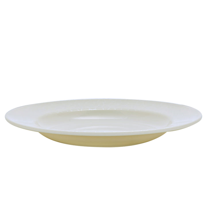 Melamine Ware Dinner Plate - White Pearl 20cm