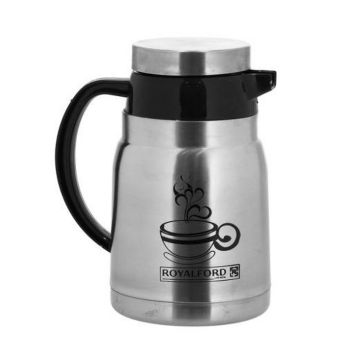 Montage Stainless Steel Coffee Pot - Silver and Black - Stainless Steel Flask 400ML