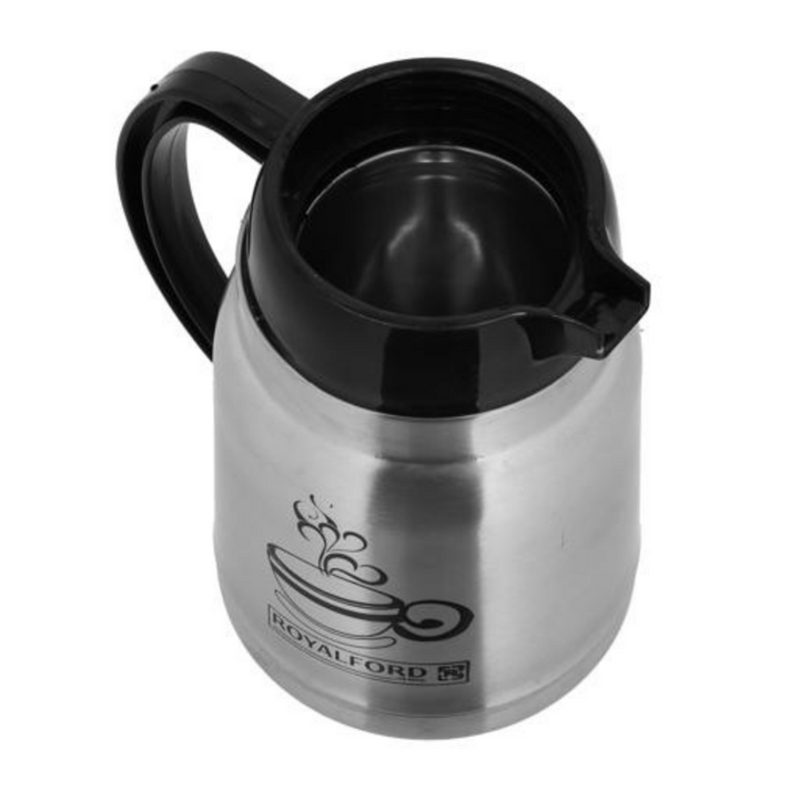 Montage Stainless Steel Coffee Pot - Silver and Black - Stainless Steel Flask 400ML