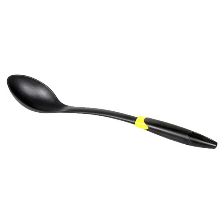 Nylon Serving Spoon with ABS Handle - Black & Yellow