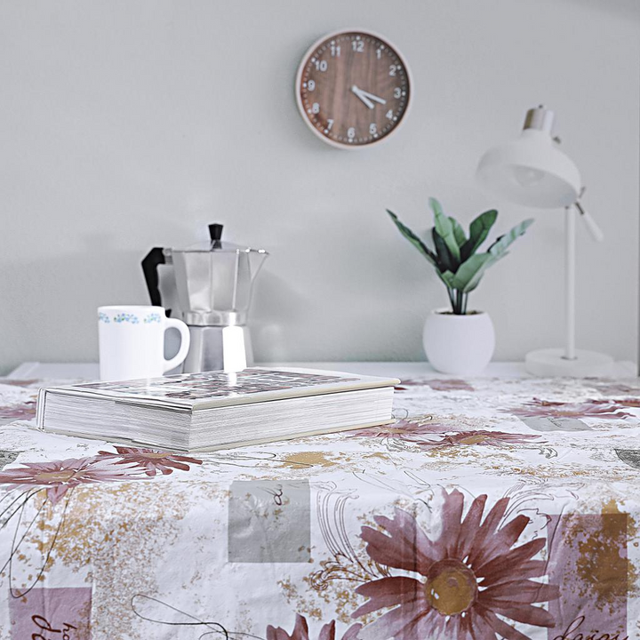 Oblong Table Cloth White 137x183cm