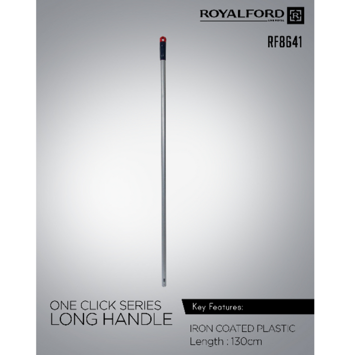 One Click Series Mop Handle - Silver