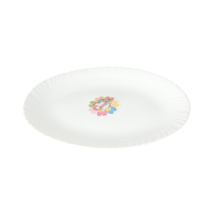 Opal Ware Oval Plate - White 36cm