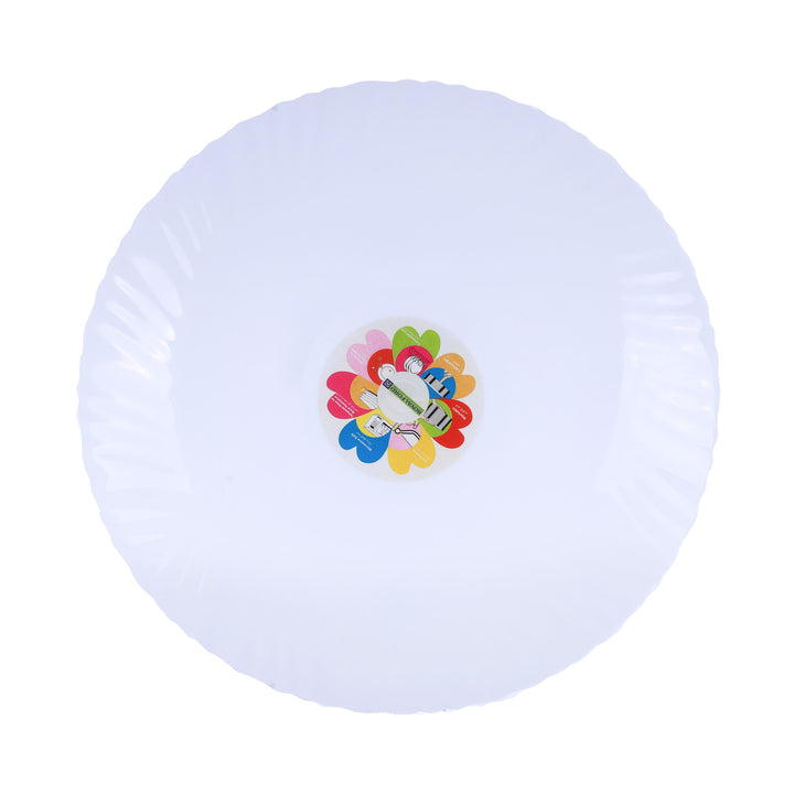 Opal Ware Spin Dinner Plate - White 27cm