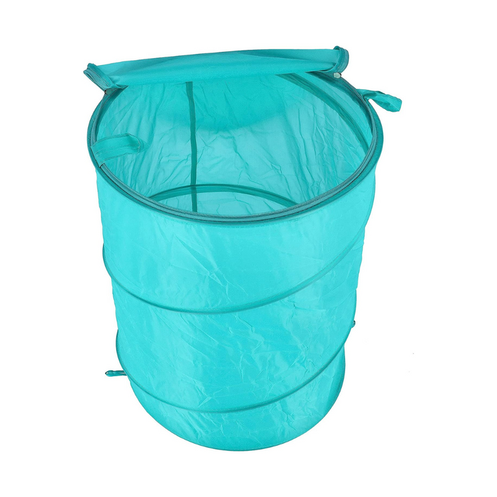 Pop Up Collapsible Mesh Laundry Hamper - Solid Polyester Bottom