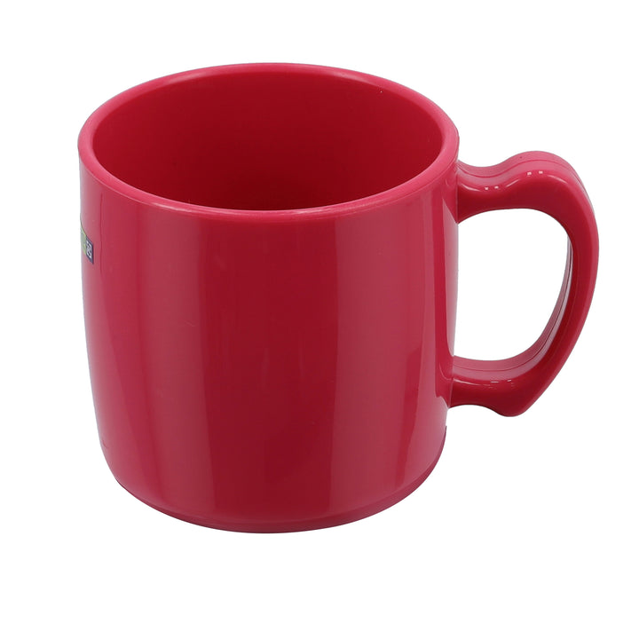 Porcelain Red Cup - Large Coffee & Tea Mug