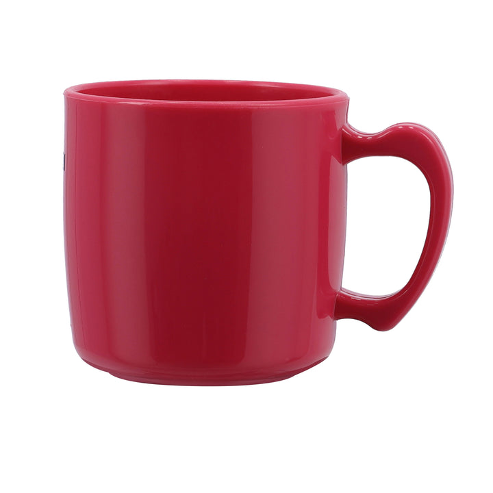 Porcelain Red Cup - Large Coffee & Tea Mug