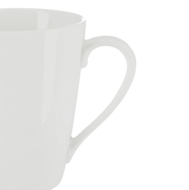 Porcelain Ware Magnesia Square Cup - White 250ml