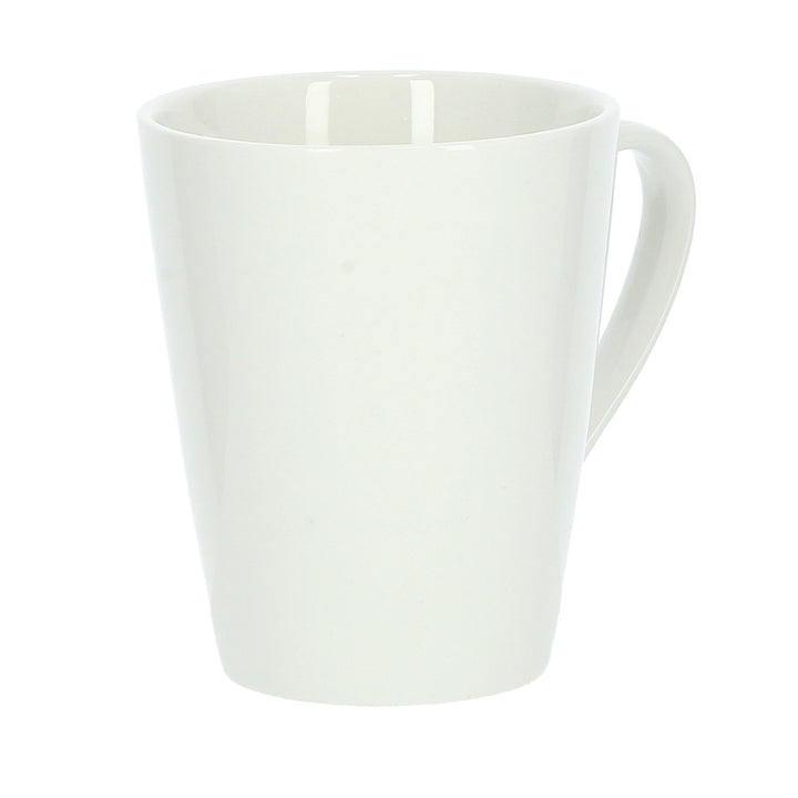 Porcelain Ware Magnesia Square Cup - White 250ml