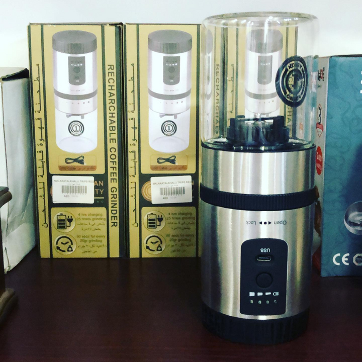 Premium Coffee Grinder | High-Quality Ceramic Burr | soukalras.ae