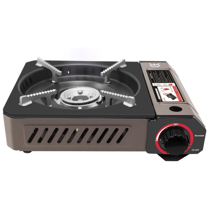 Premium Single-Burner Portable Gas Stove - Safety & Efficiency Combined With a Batery.