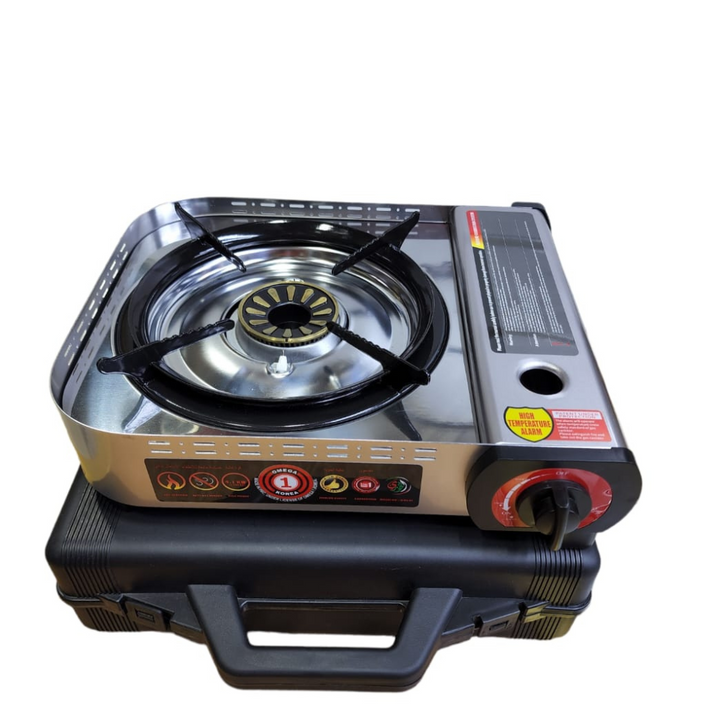 Premium Single-Burner Portable Gas Stove - Safety & Efficiency Combined With a Batery.