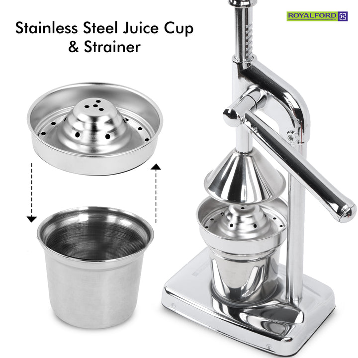 Premium Stainless Steel Citrus Hand Juicer