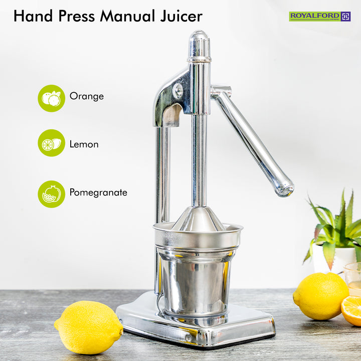 Premium Stainless Steel Citrus Hand Juicer