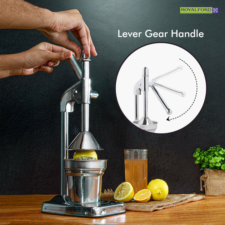 Premium Stainless Steel Citrus Hand Juicer