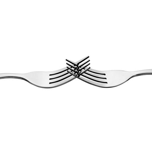 Premium Stainless Steel Dinner Fork Set - Silver 2Pieces