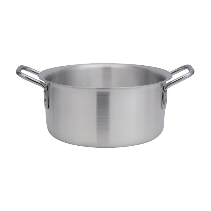 Professional Aluminium Mega Pot Set - 10 Pcs, Large Sizes Ideal for Big Families (41, 38, 34 32, 29cm)  ISO 9001 Certified