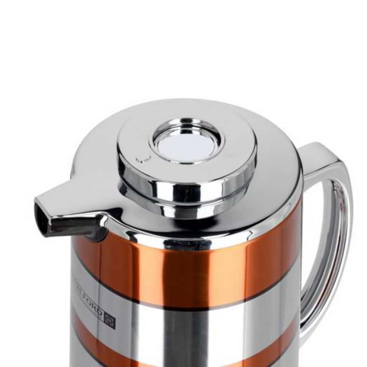 1.6L Golden Figured Vacuum Flask - Portable Insulated Thermos Hot-Cold