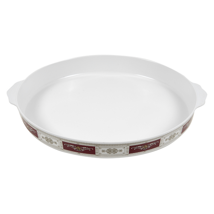 Rotating Serving Tray - Appetizer and Condiment Server - Divided Serving Dishes with Lids