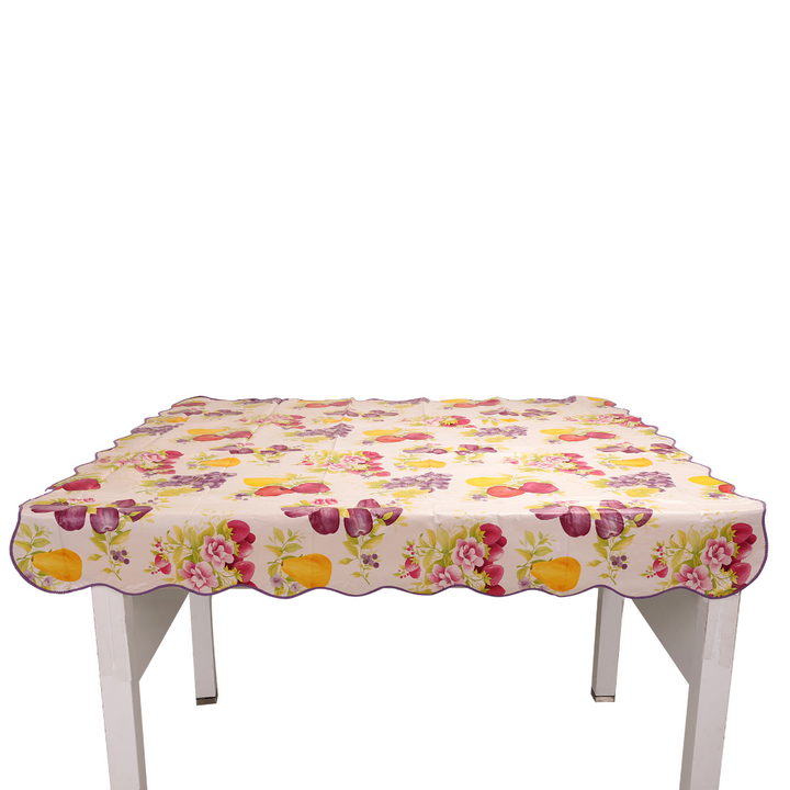 Square Table Cloth 54x54cm - 100% Deluxe Vinyl - Multi Color - Machine Washable