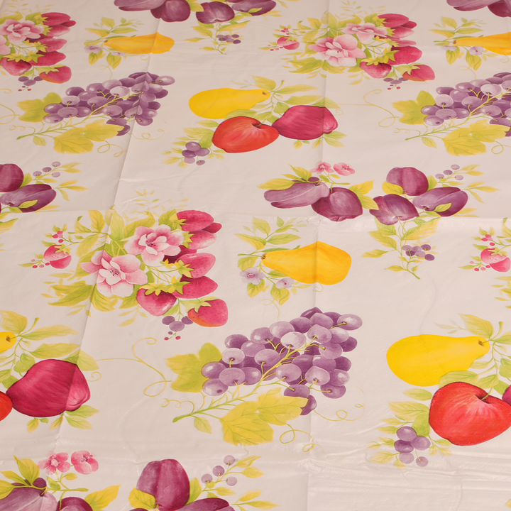 Square Table Cloth 54x54cm - 100% Deluxe Vinyl - Multi Color - Machine Washable