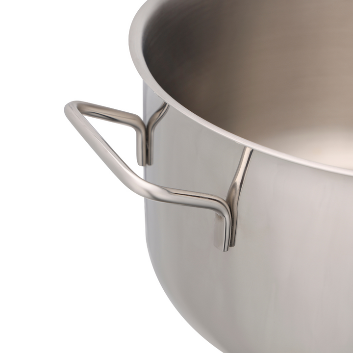 Stainless Steel Casserole with Lid - Thick Base 24cm