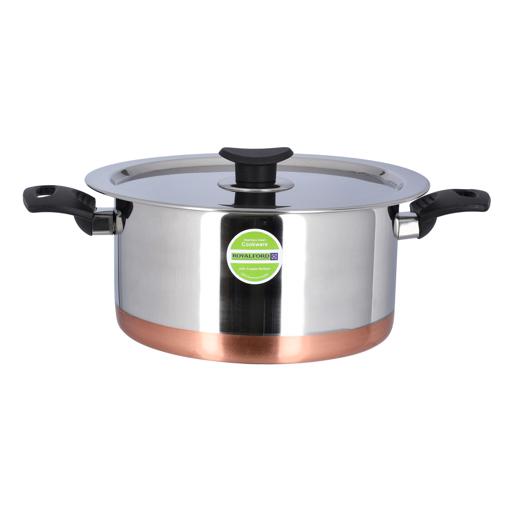 Stainless Steel Casserole with Lid 25.5CM