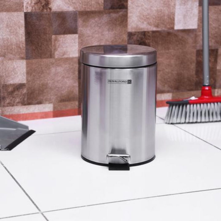 Stainless Steel Kitchen Pedal Trash Bin 5L