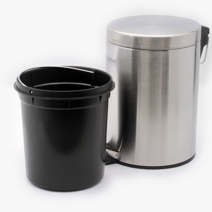 Stainless Steel Kitchen Pedal Trash Bin 5L