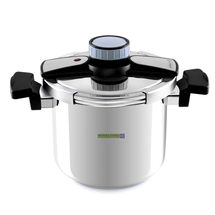 Stainless Steel Pressure Cooker 7L - Easy Lock Lid & Handle