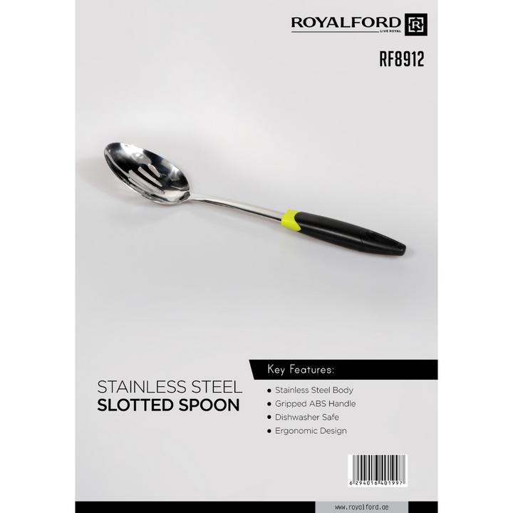 Stainless Steel Slotted Spoon with ABS Handle