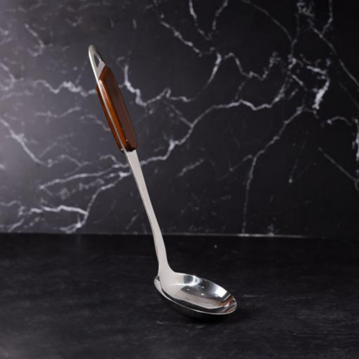 Stainless Steel Soup Ladle - Professional Soup Ladle with Hanging Loop