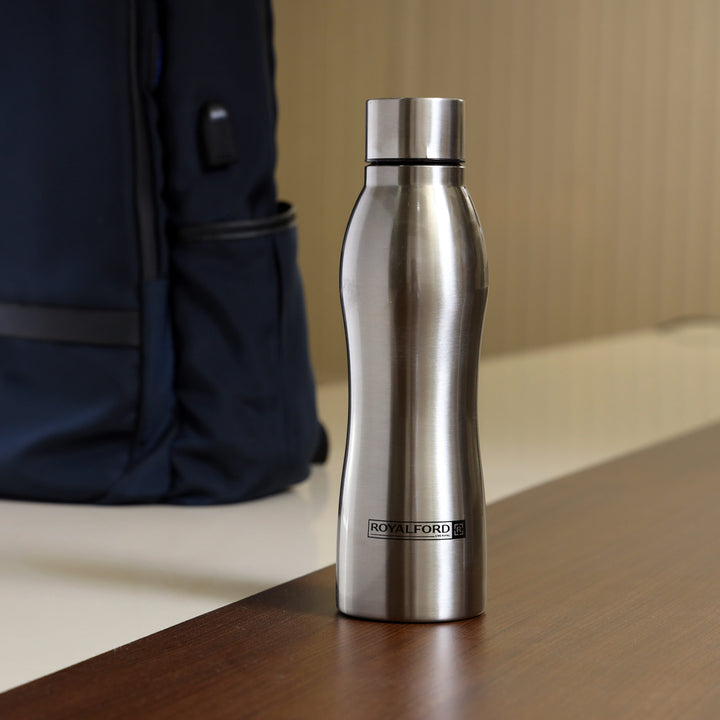 Stainless Steel Sports Bottle - Silver 750ml