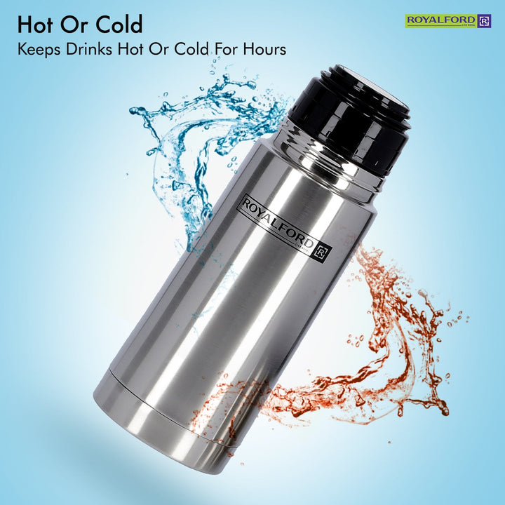 Stainless Steel Vacuum Flask - Heat Insulated Thermos 350ml