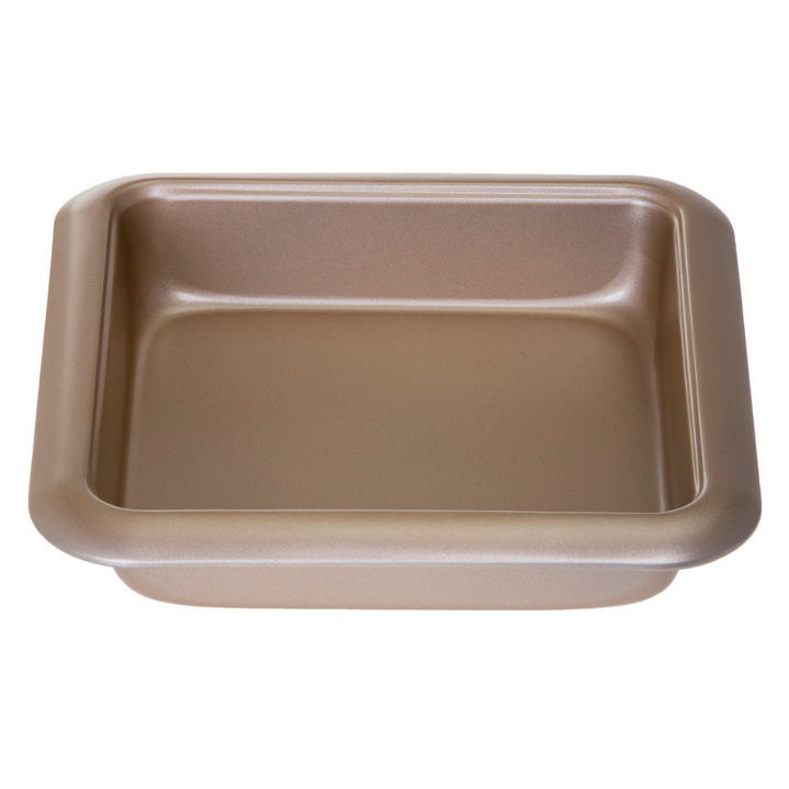 Steel Square Cake Pan - Non-Stick Baking Tin 20cm