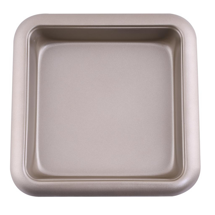 Steel Square Cake Pan - Non-Stick Baking Tin 20cm